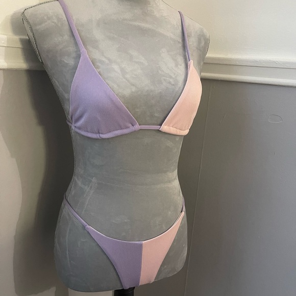 🔵5 For $15🔵 Pastel Purple & Pink String Bikini - Picture 2 of 9